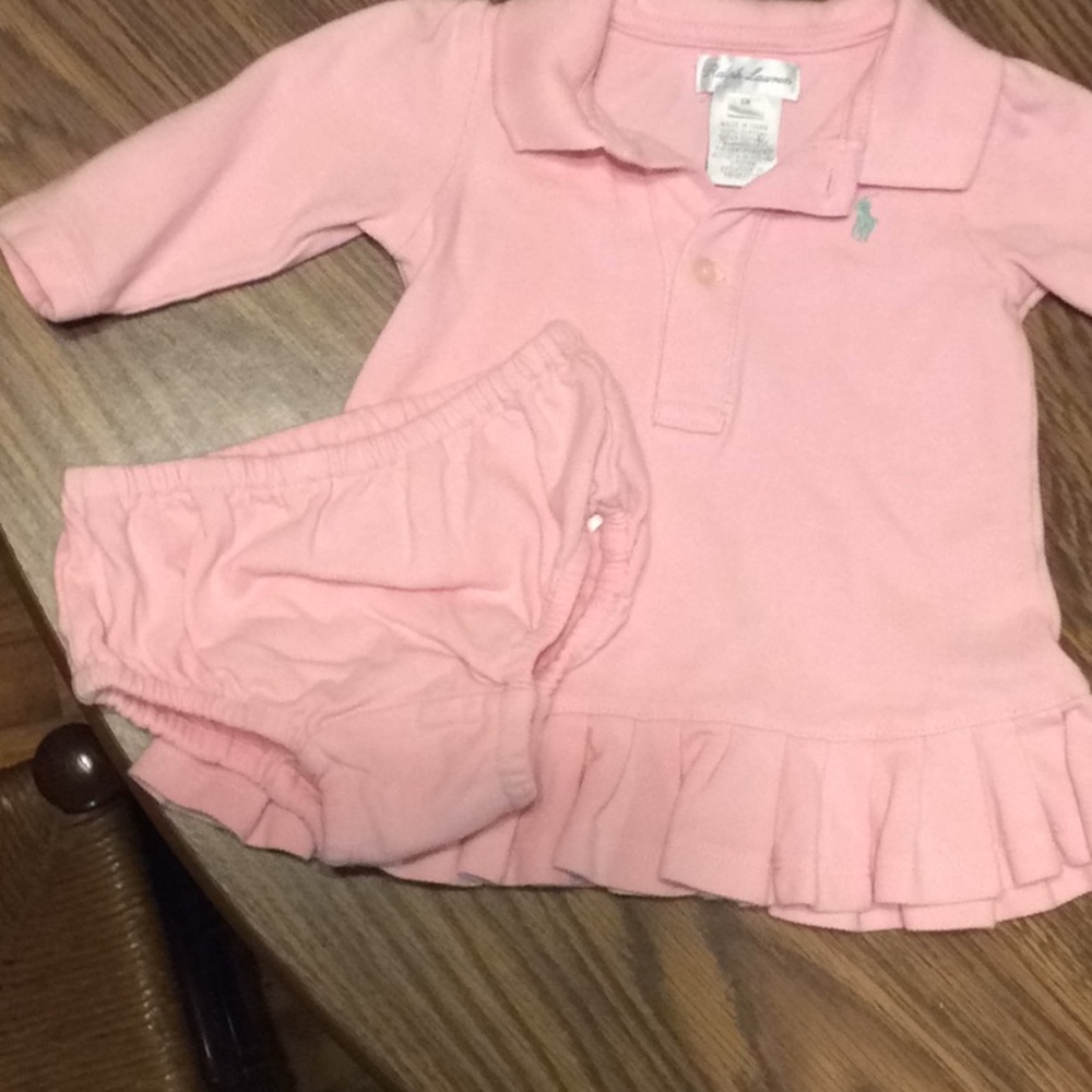 Ralph Lauren Polo dress and bloomers set